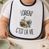 Bavoir Bébé Lorient c’est la vie