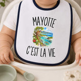 Bavoir Bébé Mayotte c’est la vie