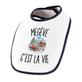 Bavoir Bébé Megève c’est la vie