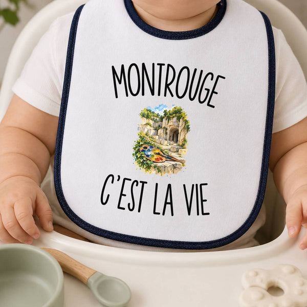 Bavoir Bébé Montrouge c’est la vie