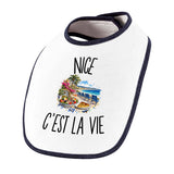 Bavoir Bébé Nice c’est la vie