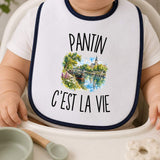 Bavoir Bébé Pantin c’est la vie