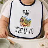 Bavoir Bébé Pau c’est la vie