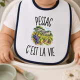 Bavoir Bébé Pessac c’est la vie