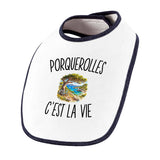 Bavoir Bébé Porquerolles c’est la vie