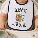 Bavoir Bébé Quiberon c’est la vie