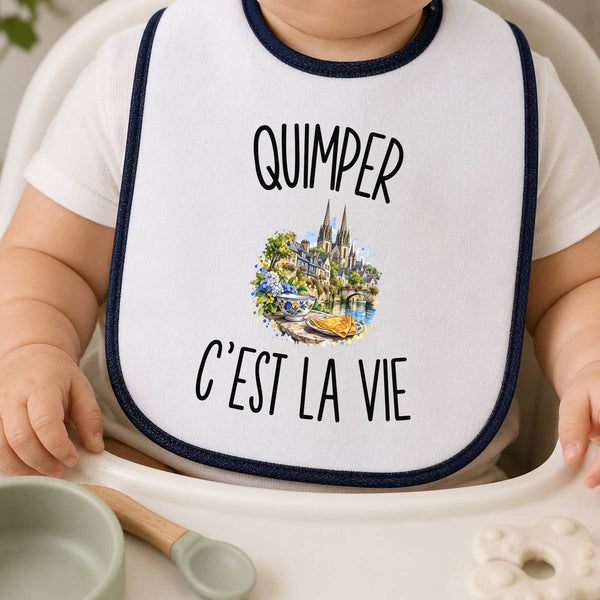 Bavoir Bébé Quimper c’est la vie