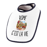 Bavoir Bébé Rome c’est la vie