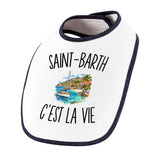 Bavoir Bébé Saint-Barth c’est la vie