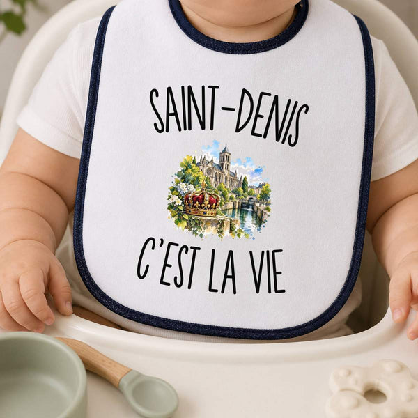 Bavoir Bébé Saint-Denis c’est la vie