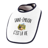 Bavoir Bébé Saint-Émilion c’est la vie