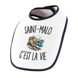 Bavoir Bébé Saint-Malo c’est la vie
