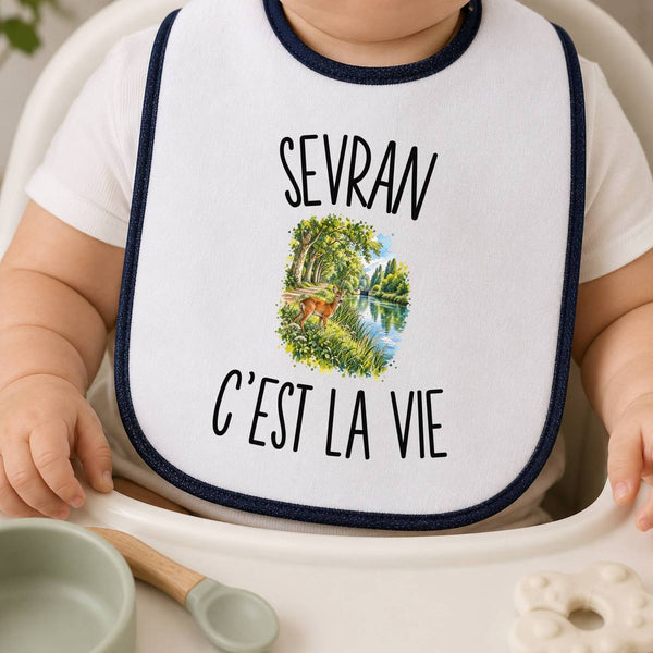 Bavoir Bébé Sevran c’est la vie