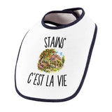Bavoir Bébé Stains c’est la vie