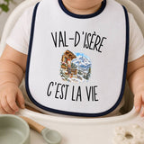 Bavoir Bébé Val-d’Isère c’est la vie