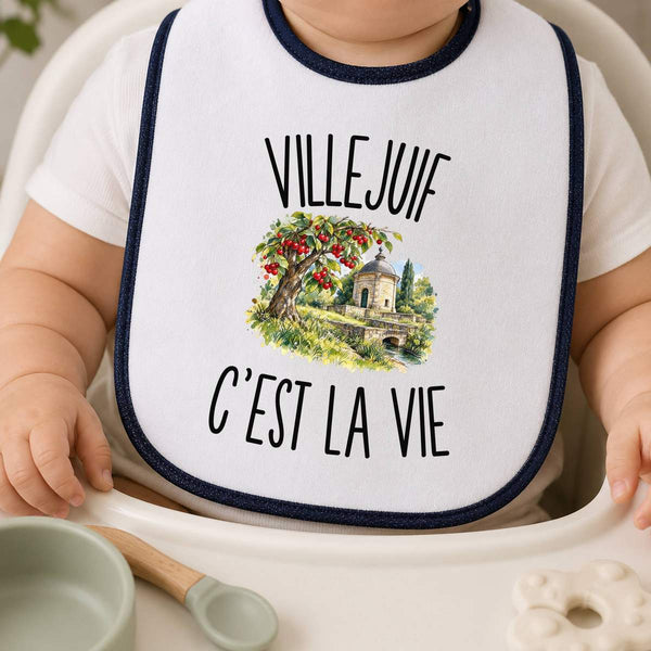 Bavoir Bébé Villejuif c’est la vie
