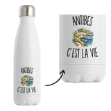 Gourde Isotherme Antibes c’est la vie