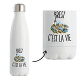 Gourde Isotherme Brest c’est la vie