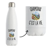 Gourde Isotherme Chamonix c’est la vie