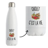 Gourde Isotherme Cholet c’est la vie