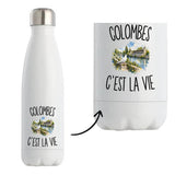 Gourde Isotherme Colombes c’est la vie