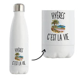Gourde Isotherme Hyères c’est la vie