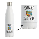 Gourde Isotherme L’Hérault c’est la vie