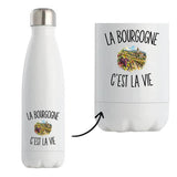 Gourde Isotherme La Bourgogne c’est la vie