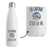 Gourde Isotherme La Laponie c’est la vie