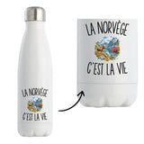 Gourde Isotherme La Norvège c’est la vie
