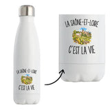 Gourde Isotherme La Saône-et-Loire c’est la vie