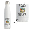 Gourde Isotherme Le Cantal c’est la vie