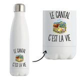 Gourde Isotherme Le Cantal c’est la vie