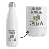 Gourde Isotherme Saint-Pierre-et-Miquelon c’est la vie