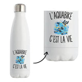 Gourde Isotherme L’Aquabike c’est la vie