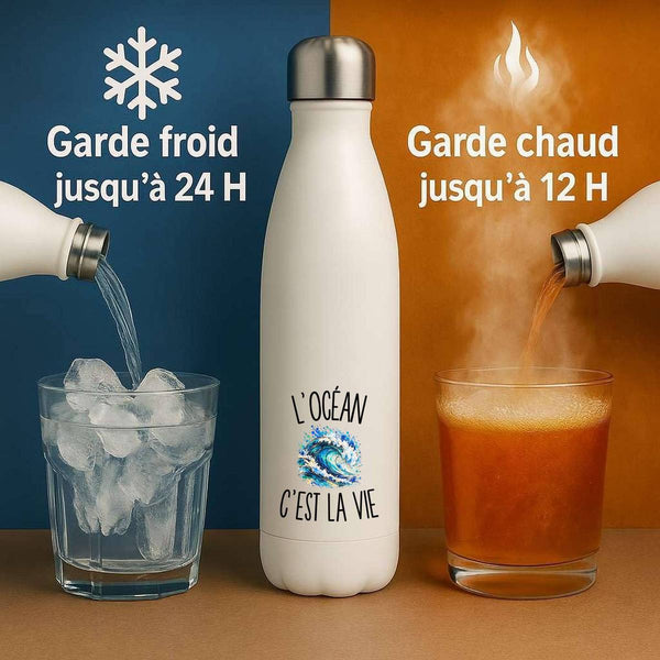 Gourde Isotherme L’Océan c’est la vie