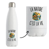 Gourde Isotherme La Nature c’est la vie