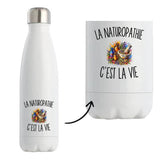 Gourde Isotherme La Naturopathie c’est la vie