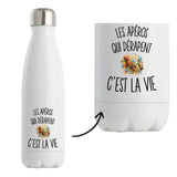 Gourde Isotherme Les Apéros Qui Dérapent c’est la vie