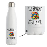 Gourde Isotherme Les Briques c’est la vie
