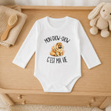 Body Bébé Manches Longues Mon Chow-Chow c'est ma vie