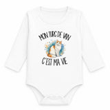 Body Bébé Manches Longues Mon Turc de Van c'est ma vie