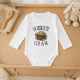 Body Bébé Manches Longues La cueillette c'est la vie
