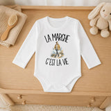 Body Bébé Manches Longues La marche c'est la vie