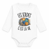 Body Bébé Manches Longues Les soldes c'est la vie