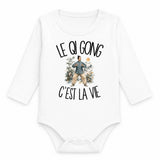 Body Bébé Manches Longues Le qi gong c'est la vie
