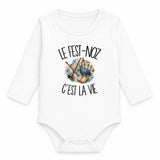 Body Bébé Manches Longues Le fest-noz c'est la vie