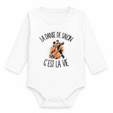 Body Bébé Manches Longues La danse de salon c'est la vie