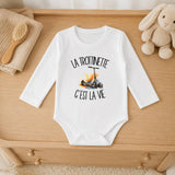 Body Bébé Manches Longues La trottinette c'est la vie