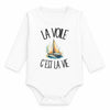 Body Bébé Manches Longues La voile c'est la vie